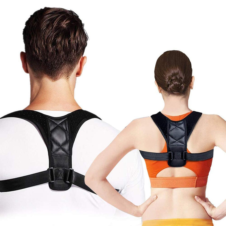 Adjustable Posture Corrector Back Support Shoulder Lumbar Brace Support  Corset Back Belt for Men Dropshipping|Braces & Supports
