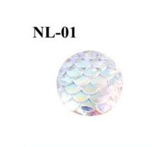Load image into Gallery viewer, Seahorse keychain with mermaid scales