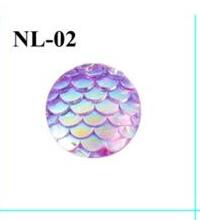 Load image into Gallery viewer, Seahorse keychain with mermaid scales
