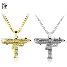 Load image into Gallery viewer, Golden Silver Uzi Gun