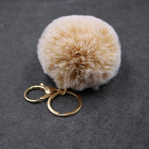 KeyChain Rabbit Hair