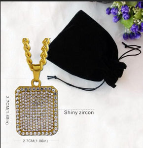 Mens Luxury Full Of Shiny Stones