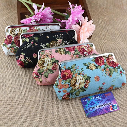 Small Wallet Hasp Purse Clutch Bag