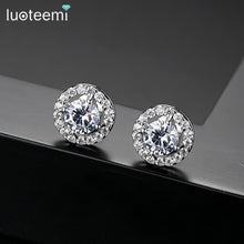 Load image into Gallery viewer, LUOTEEMI Hot Sale Silver Color AAA Cubic Zirconia Brilliant