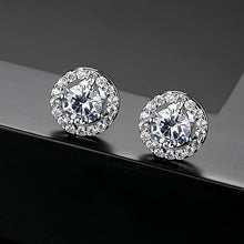 Load image into Gallery viewer, LUOTEEMI Hot Sale Silver Color AAA Cubic Zirconia Brilliant