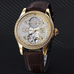 FORSINING Tourbillon Luxury Crystal Iced Out