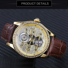 Load image into Gallery viewer, FORSINING Tourbillon Luxury Crystal Iced Out