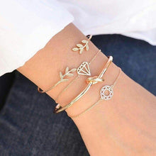 Load image into Gallery viewer, Tocona 4pcs/Set Fashion Bohemia Leaf Knot Hand