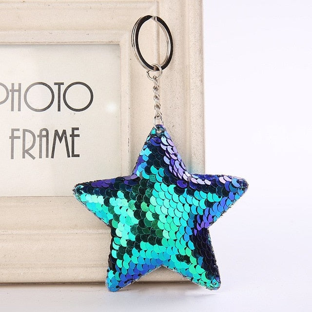 Cute Women Heart Keychain