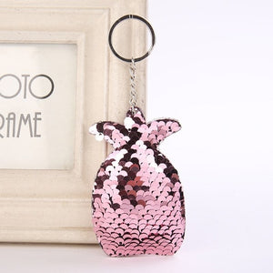 Cute Women Heart Keychain