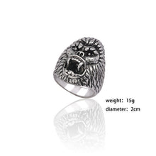Load image into Gallery viewer, Gothic Punk Men Stainless Steel Ring