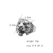 Load image into Gallery viewer, Gothic Punk Men Stainless Steel Ring