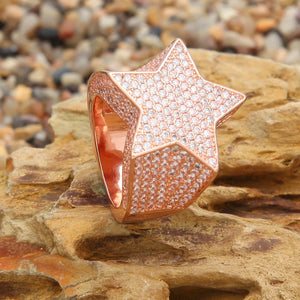UWIN Five Point Star CZ Rings