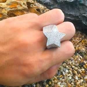 UWIN Five Point Star CZ Rings