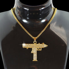 Load image into Gallery viewer, Golden Silver Uzi Gun