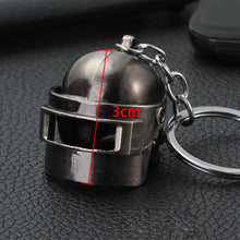 Load image into Gallery viewer, PUBG Copper Keychain Helmet And Guns