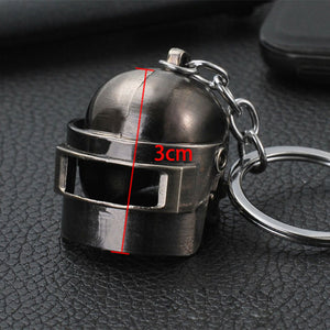 PUBG Copper Keychain Helmet And Guns