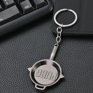 PUBG Copper Keychain Helmet And Guns