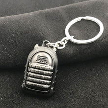 Load image into Gallery viewer, PUBG Copper Keychain Helmet And Guns