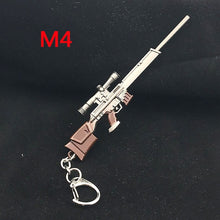 Load image into Gallery viewer, PUBG Copper Keychain Helmet And Guns