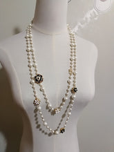 Load image into Gallery viewer, Mimiyagu Long Simulated Pearl Necklace