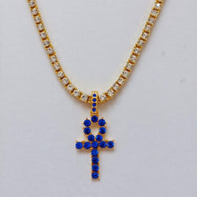 Load image into Gallery viewer, Egyptian Jewelry Gold Tennis Chain
