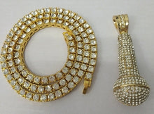Load image into Gallery viewer, Egyptian Jewelry Gold Tennis Chain