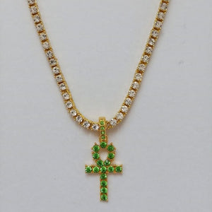 Egyptian Jewelry Gold Tennis Chain