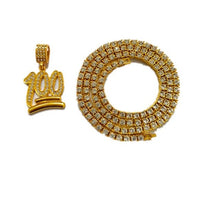 Load image into Gallery viewer, Egyptian Jewelry Gold Tennis Chain