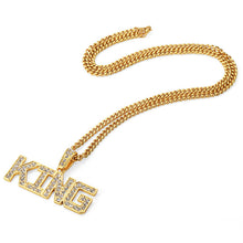 Load image into Gallery viewer, Pharaoh Iced Out King Gold