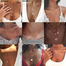 Load image into Gallery viewer, Vintage Carved Coin Necklace