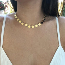 Load image into Gallery viewer, Vintage Carved Coin Necklace
