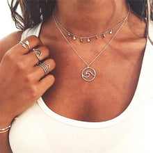 Load image into Gallery viewer, Vintage Carved Coin Necklace