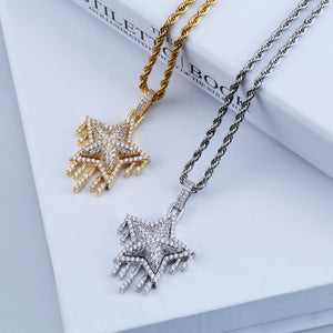 TOPGRILLZ Men's Iced Out Cubic