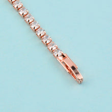 Load image into Gallery viewer, SINLEERY Charm AAA+ Round Cubic Zirconia Tennis Bracelet