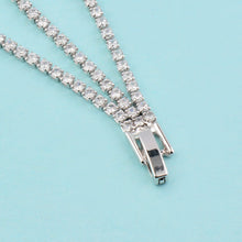 Load image into Gallery viewer, SINLEERY Charm AAA+ Round Cubic Zirconia Tennis Bracelet