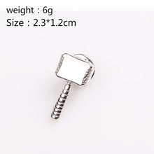 Load image into Gallery viewer, Thor Axe Hammer Keychain