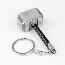 Load image into Gallery viewer, Thor Axe Hammer Keychain