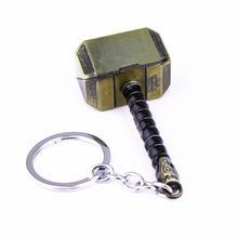 Load image into Gallery viewer, Thor Axe Hammer Keychain