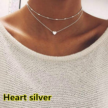Load image into Gallery viewer, Love Heart Choker Necklace