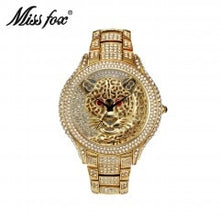 Load image into Gallery viewer, Hip Hop Iced Out Full AAA Cubic Zirconia Tiger