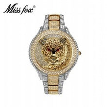 Load image into Gallery viewer, Hip Hop Iced Out Full AAA Cubic Zirconia Tiger