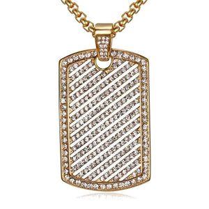 Hip Hop Iced Out Full AAA Cubic Zirconia Tiger