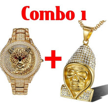Load image into Gallery viewer, Hip Hop Iced Out Full AAA Cubic Zirconia Tiger