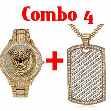 Load image into Gallery viewer, Hip Hop Iced Out Full AAA Cubic Zirconia Tiger