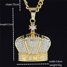 Load image into Gallery viewer, Hip Hop Iced Out Full AAA