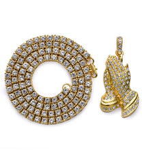 Load image into Gallery viewer, Jewelry Gifts Golden Bling 1 Row Rhinestone