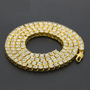 Jewelry Gifts Golden Bling 1 Row Rhinestone
