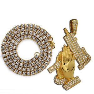 Jewelry Gifts Golden Bling 1 Row Rhinestone