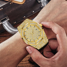 Load image into Gallery viewer, Gold Watch Men Luxury Brand Diamond